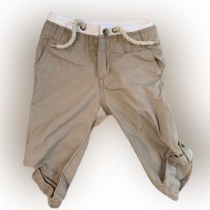 Janie and Jack adjustable khaki trousers. Size 12-18 months